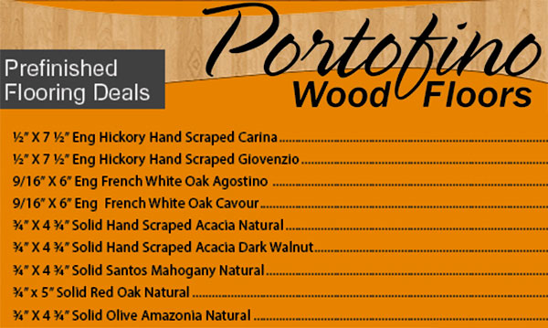 Portofino Hardwood Sales